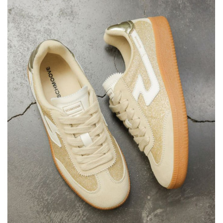 SHEFFIELD JOGGER W Gold Beige, Sneakers basses Schmoove