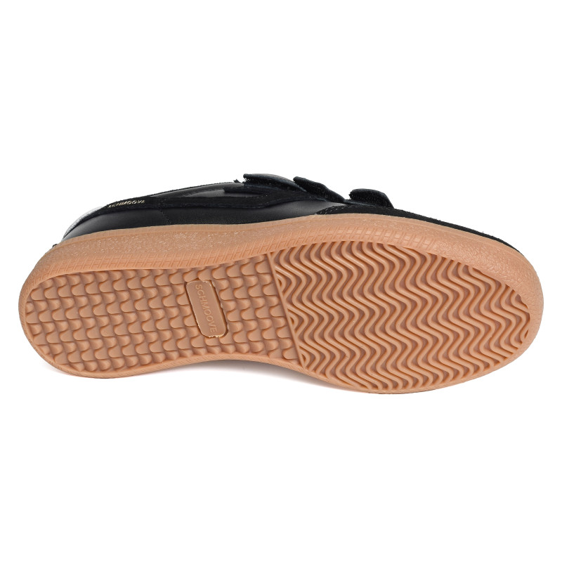 SHEFFIELD STRAPS W Noir Noir, Sneakers basses Schmoove