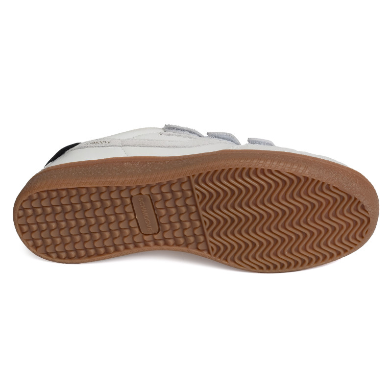 SHEFFIELD STRAPS W Blanc Blanc, Sneakers basses Schmoove