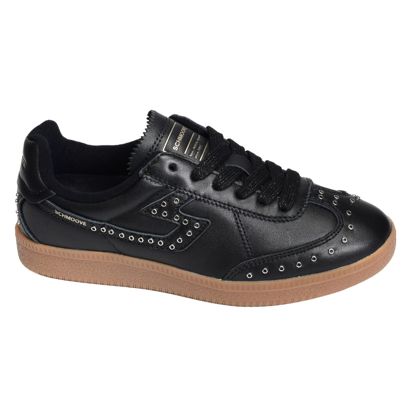 SHEFFIELD STUDS W Noir, Sneakers basses Schmoove