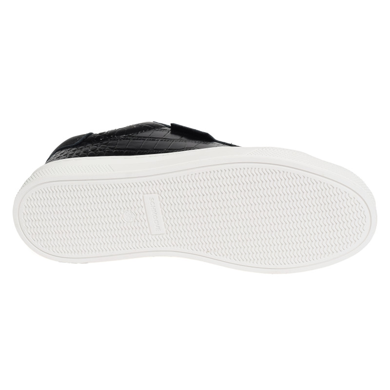 SPARKLE SNEAKER W Noir Croco, Sneakers basses Schmoove