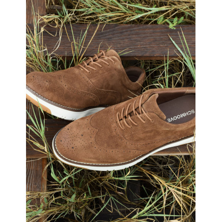 ECHO II BROGUE Camel, Derbies Schmoove