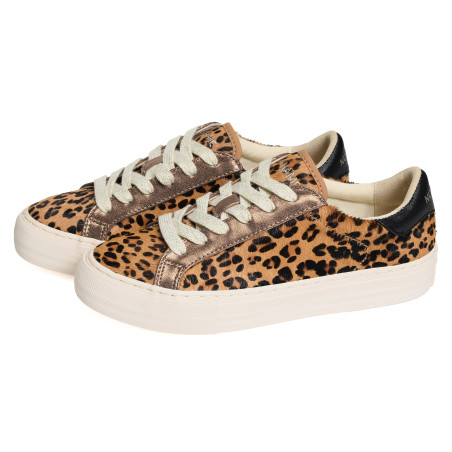 ARCADE SNEAKER PERFO Léopard, Sneakers basses No Name