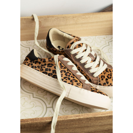 ARCADE SNEAKER PERFO Léopard, Sneakers basses No Name
