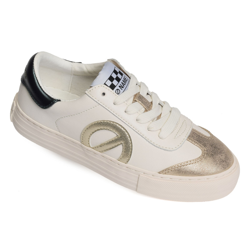ARCADE TOE SIDE Beige Or, Sneakers basses No Name