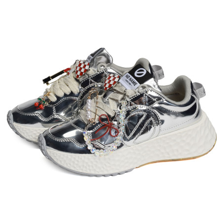CARTER JOGGER Argent, Baskets running No Name