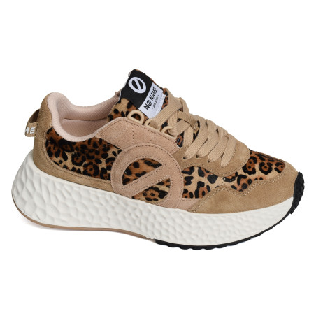 CARTER JOGGER Léopard, Baskets running No Name