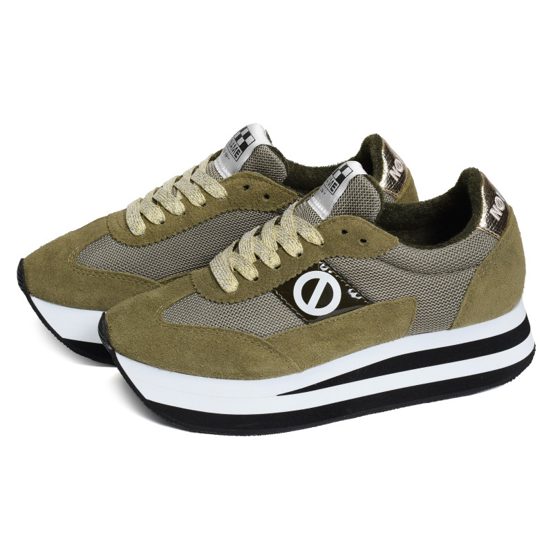 FLEX M JOGGER Kaki, Sneakers basses No Name