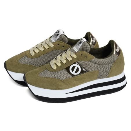 FLEX M JOGGER Kaki, Sneakers basses No Name