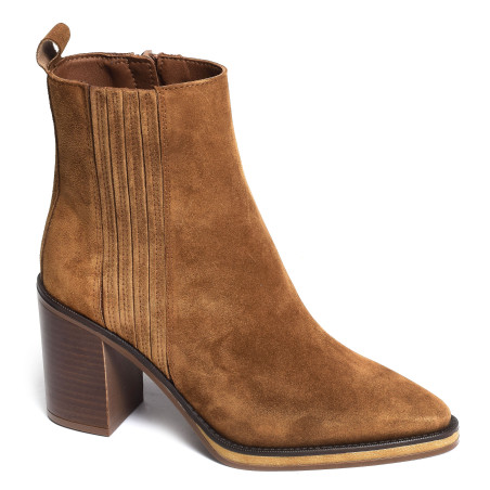 CAMDEN 5220 Camel, Bottines Alpe