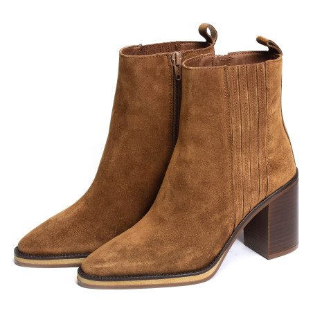 CAMDEN 5220 Camel, Bottines Alpe