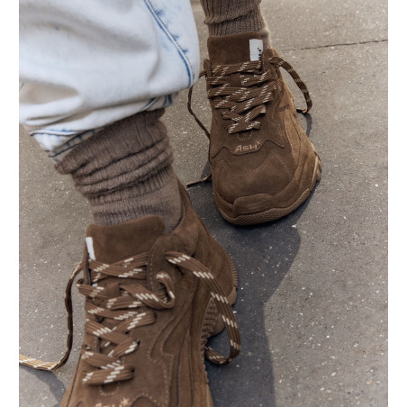 ADDICT BIS Marron, Sneakers basses Ash