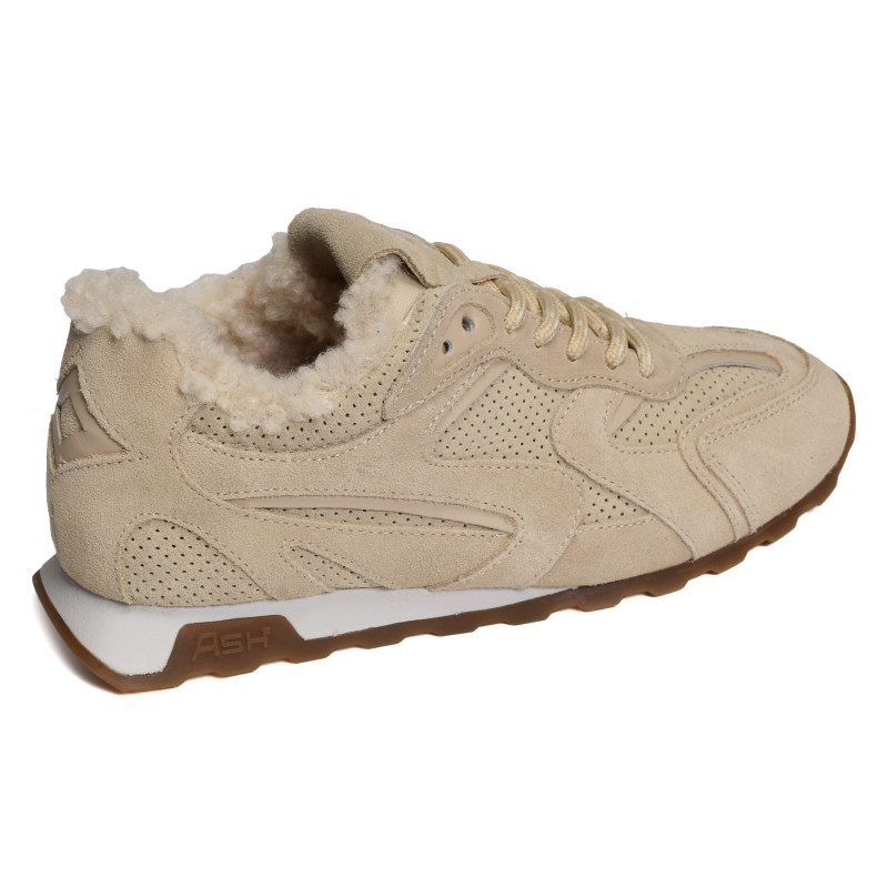 KASAR FUR Beige, Baskets running Ash