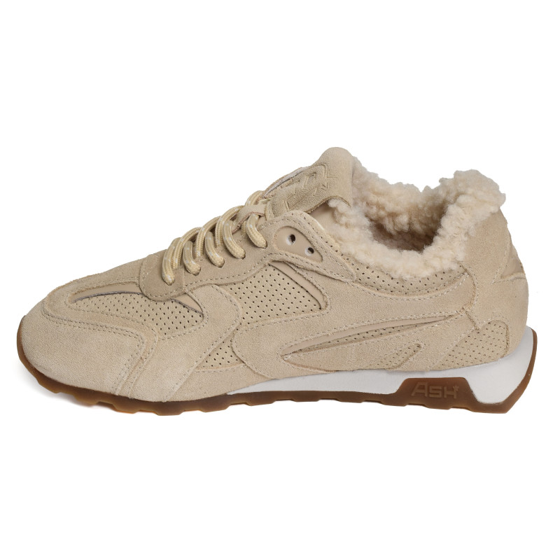 KASAR FUR Beige, Baskets running Ash
