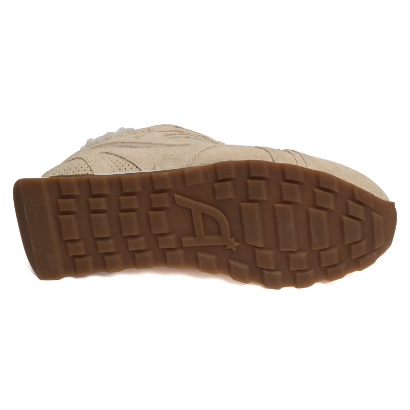 KASAR FUR Beige, Baskets running Ash