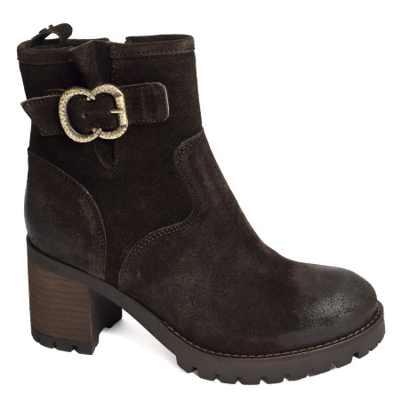 JUMEL Marron, Bottines Minka