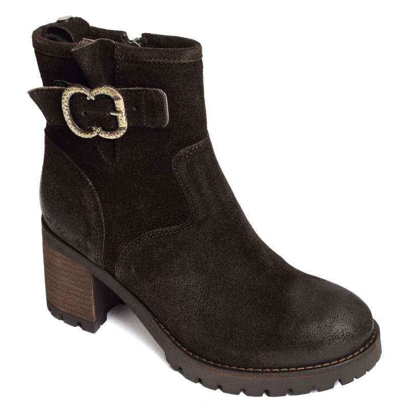 JUMEL Marron, Bottines Minka