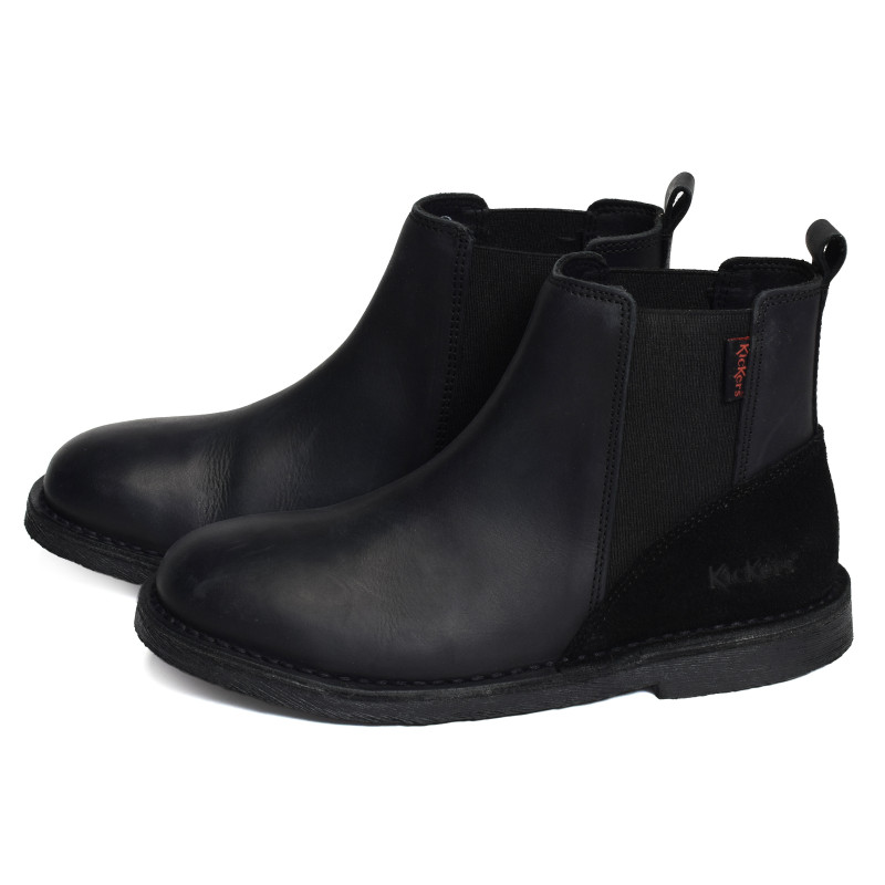KICK LIPIST Noir, Chelsea boots Kickers