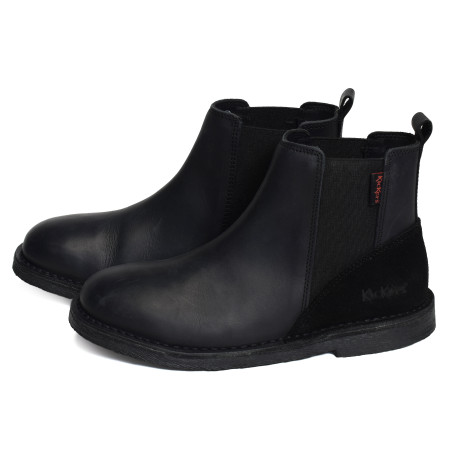 KICK LIPIST Noir, Chelsea boots Kickers