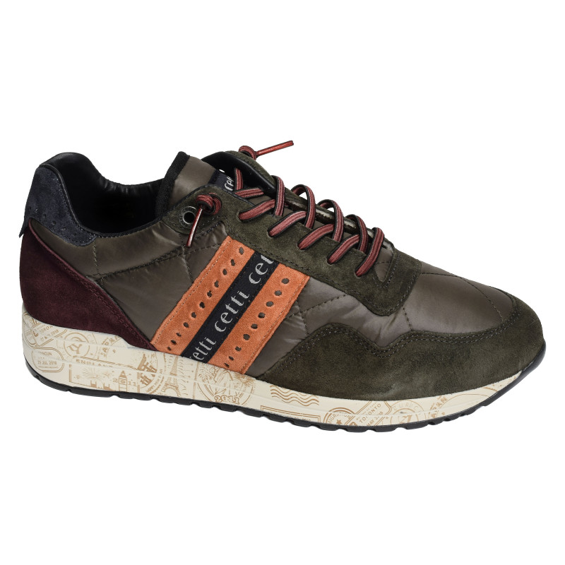 C1308 Kaki, Baskets running Cetti