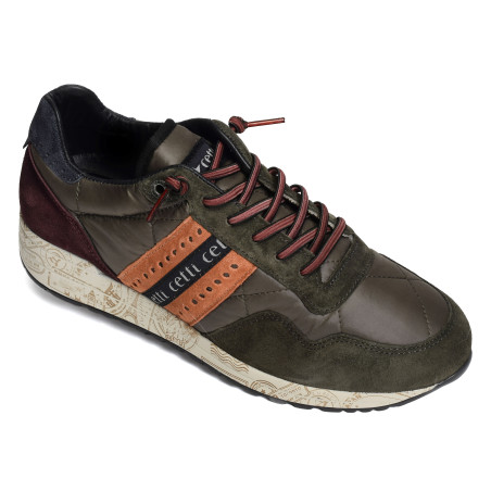 C1308 Kaki, Baskets running Cetti