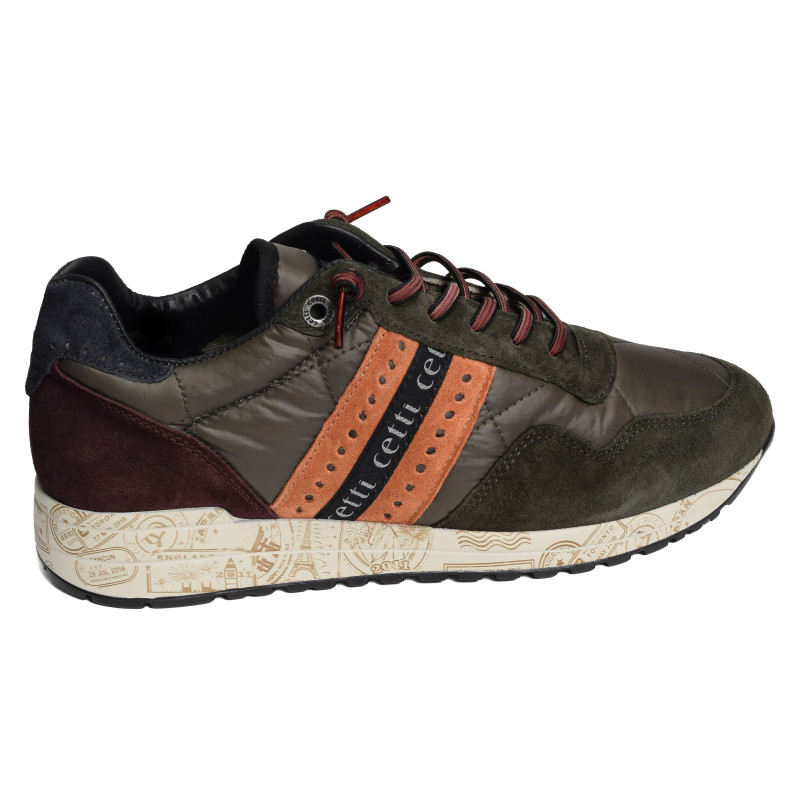 C1308 Kaki, Baskets running Cetti