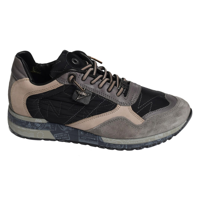 C848 XL Gris Noir, Baskets running Cetti