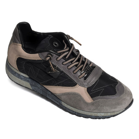 C848 XL Gris Noir, Baskets running Cetti