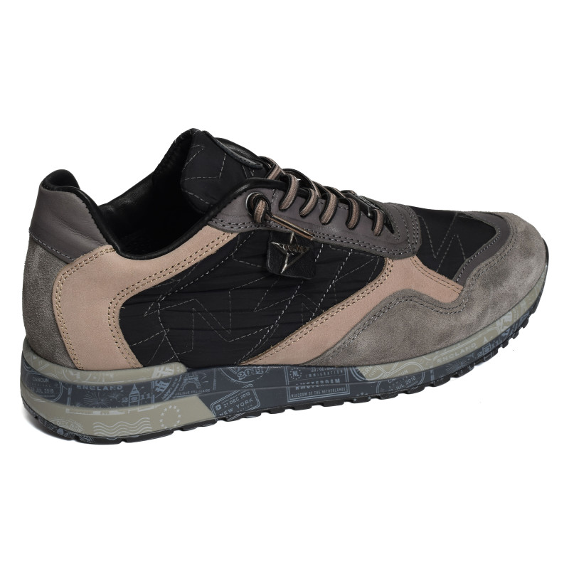 C848 XL Gris Noir, Baskets running Cetti