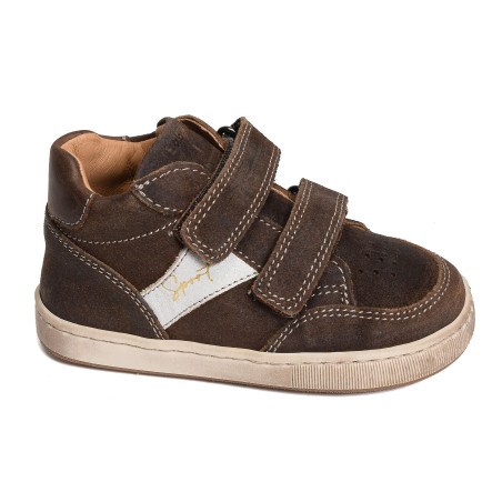 FORMIDABLE VELCRO Marron Foncé, Chaussures à Scratch Babybotte