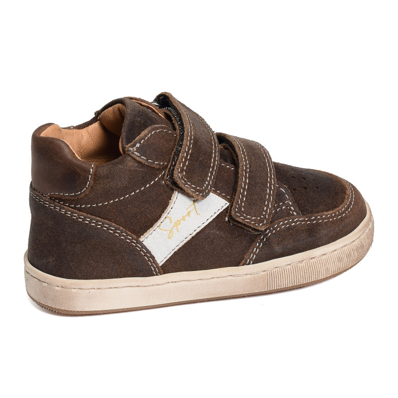 FORMIDABLE VELCRO Marron Foncé, Chaussures à Scratch Babybotte