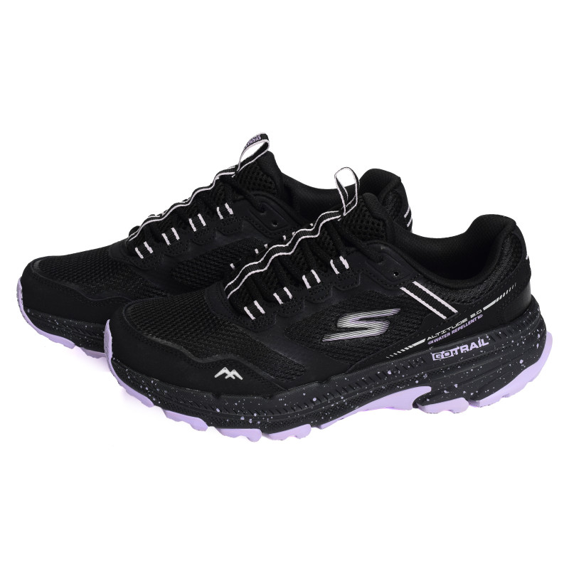 GO RUN TRAIL ALTITUDE 2.0 Noir Violet, Baskets running Skechers
