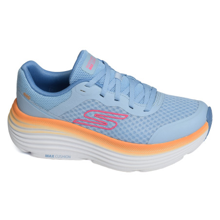 MAX CUSHIONING ENDEAVOUR Bleu Orange, Baskets running Skechers