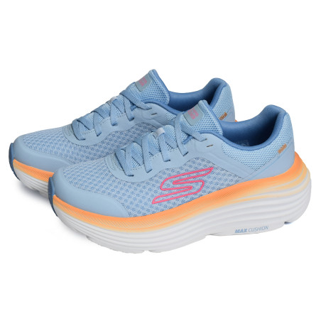 MAX CUSHIONING ENDEAVOUR Bleu Orange, Baskets running Skechers