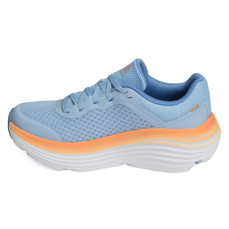 MAX CUSHIONING ENDEAVOUR Bleu Orange, Baskets running Skechers