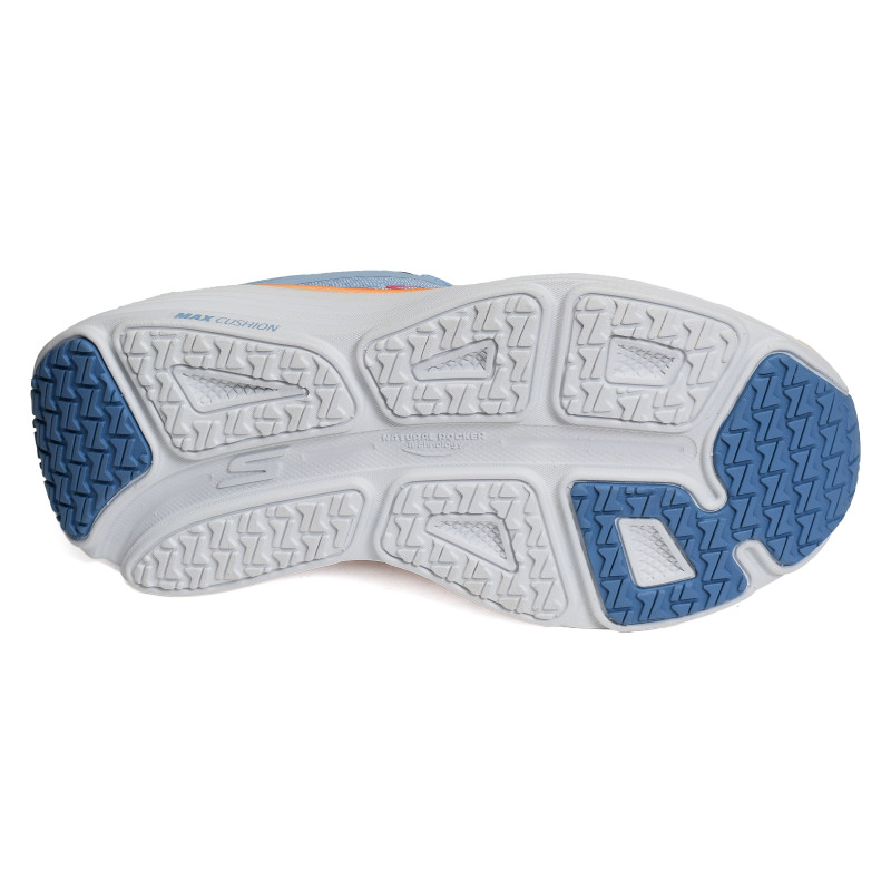 MAX CUSHIONING ENDEAVOUR Bleu Orange, Baskets running Skechers