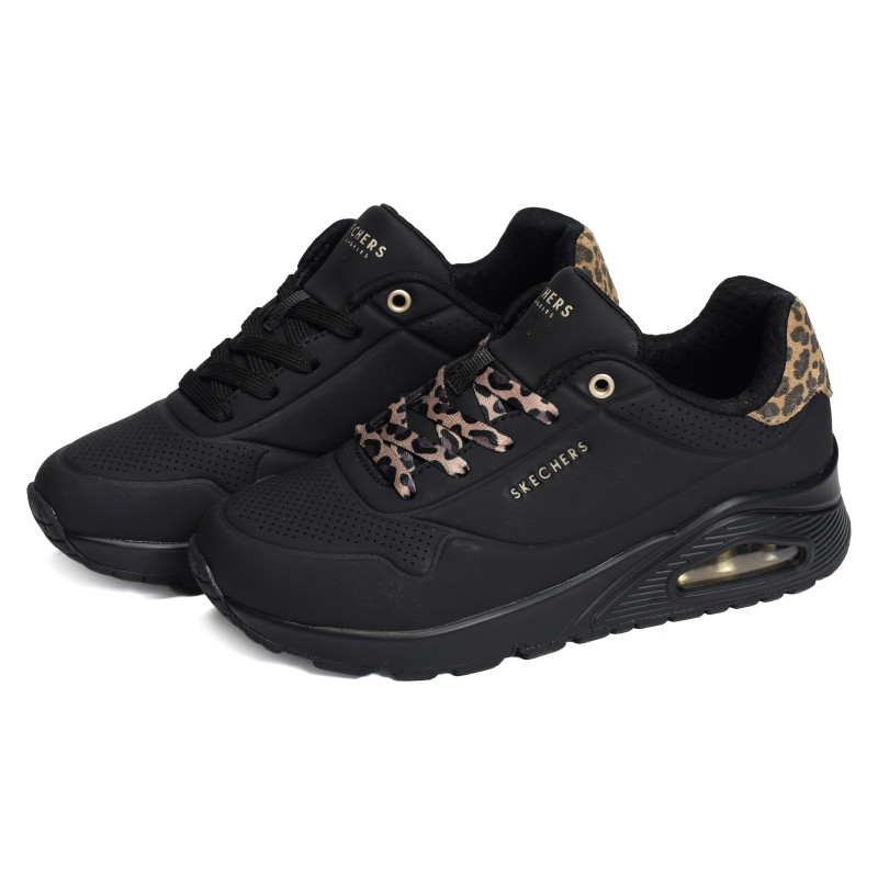 UNO JUNGLE NITE Noir Léopard, Sneakers basses Skechers