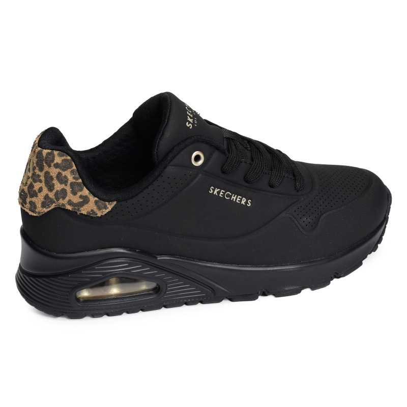 UNO JUNGLE NITE Noir Léopard, Sneakers basses Skechers