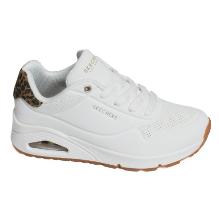 UNO JUNGLE NITE Blanc Léopard, Sneakers basses Skechers