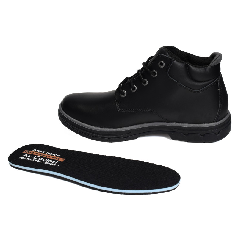 SEGMENT 2.0 BROGDEN Noir, Boots Skechers