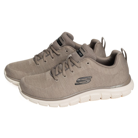 TRACK FRONT RUNNER Taupe, Baskets running Skechers