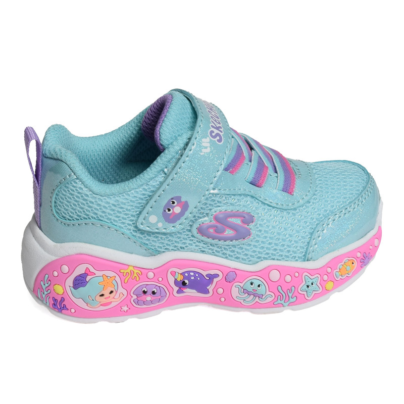 PLAY SCENE FUN SQUAD Turquoise, Baskets running Skechers