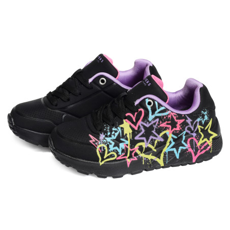 UNO LITE MY DRIP Noir, Sneakers basses Skechers