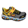 PLAY SCENE Noir Jaune, Baskets running Skechers