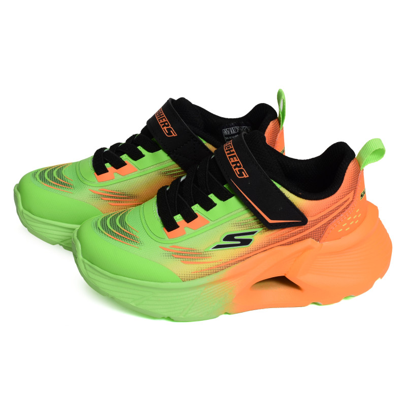 TIDAL TECH Vert Orange, Baskets running Skechers