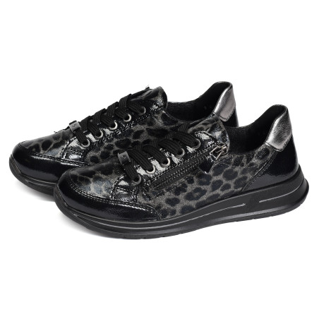 OSAKA 2.0 Noir Léopard, Sneakers basses Ara