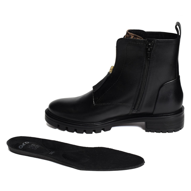 TULSA ST ZIP Noir, Bottines Ara