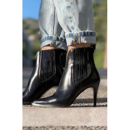 CLARA Noir, Bottines Maroli