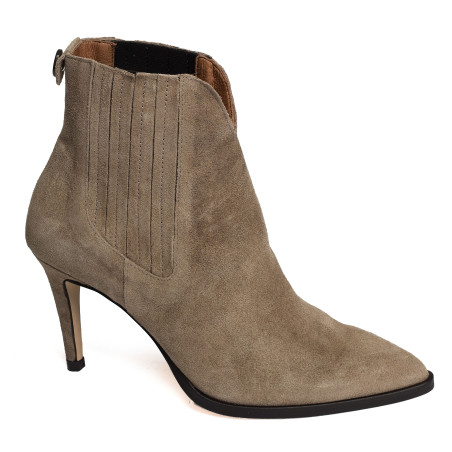 CLARA Taupe, Bottines Maroli