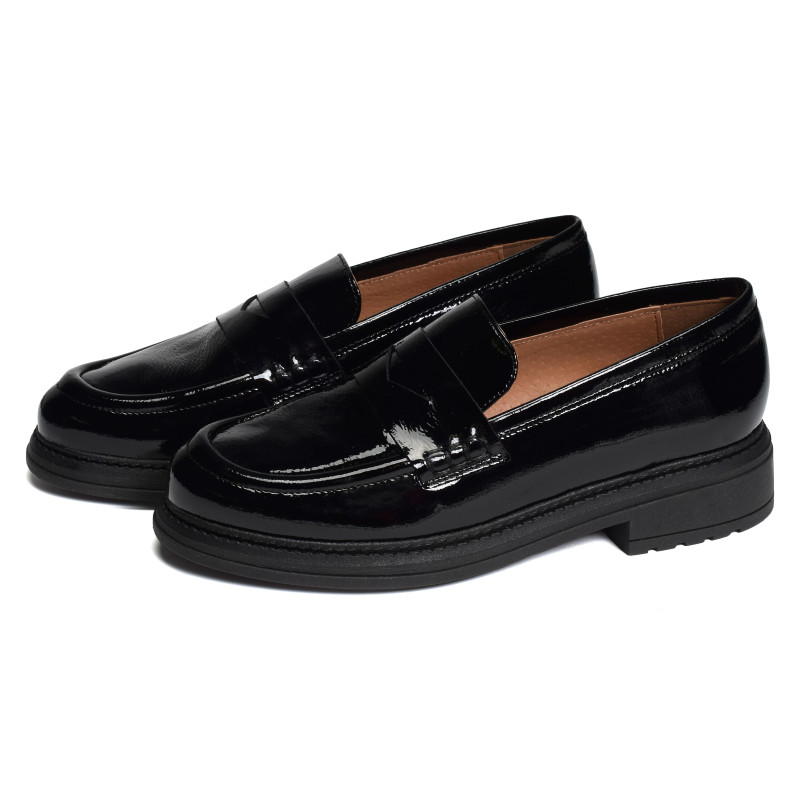 CV6400 Verni Noir, Mocassins Rock & Rose